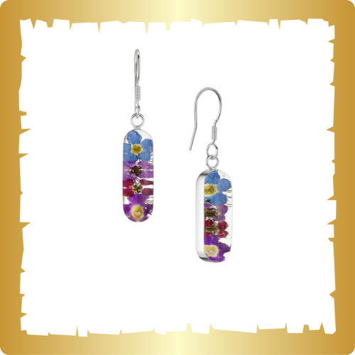 Purple Haze Drop Earrings