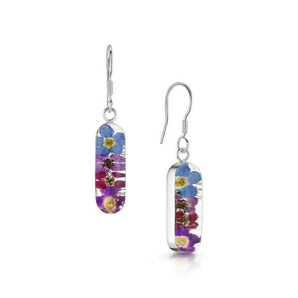 Purple Haze Drop Earrings - Image 2