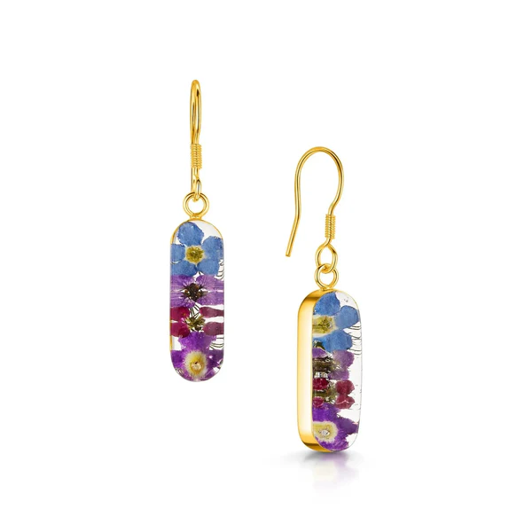 Purple Haze Drop Earrings - Image 3
