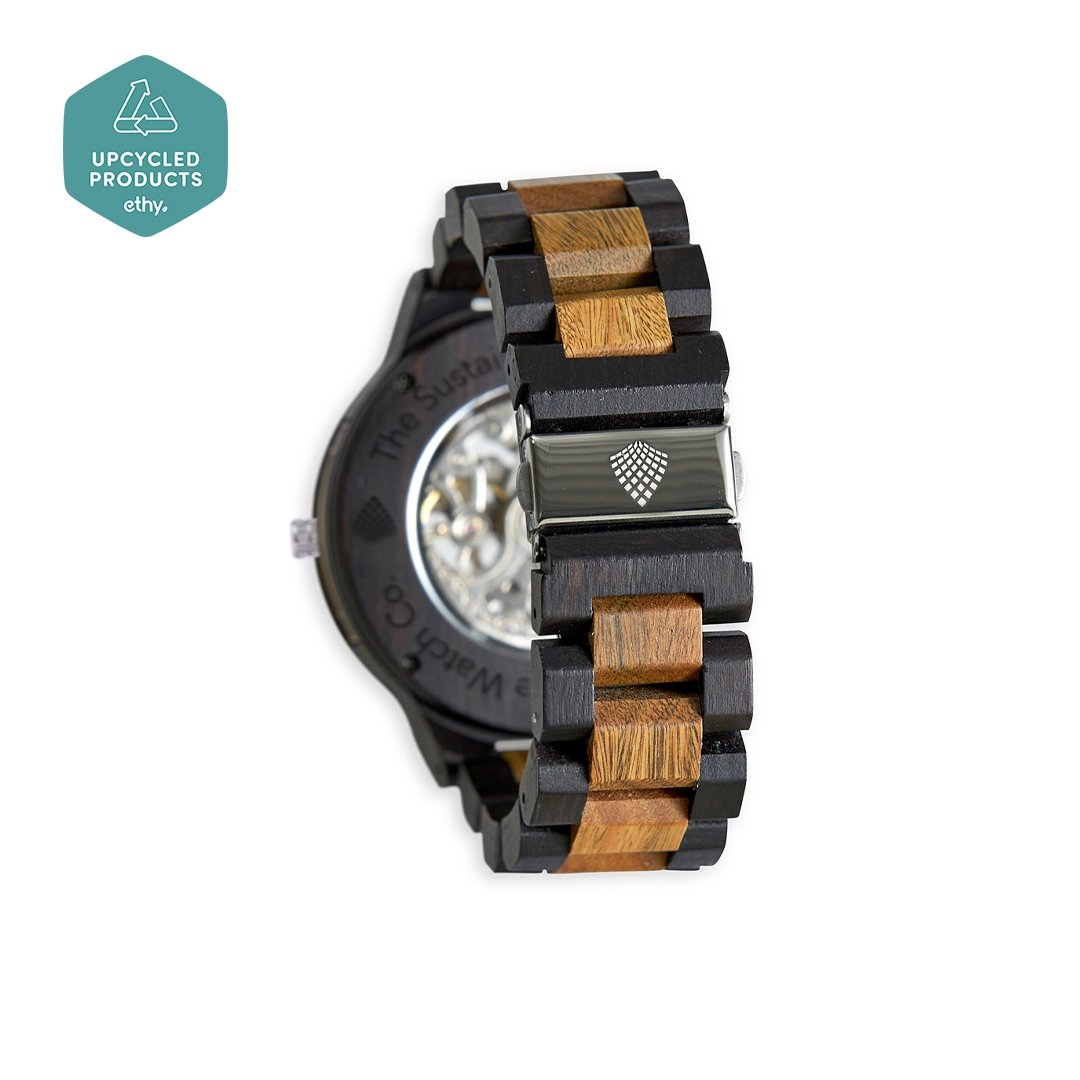 The Hemlock - Mechanical Wood Wristwatch For Men - Image 3