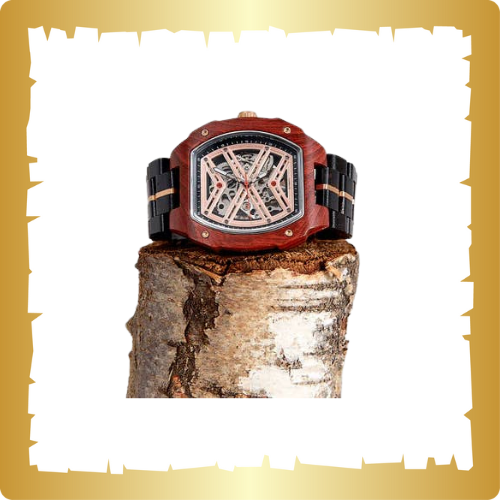 The Mahogany Wood Wristwatch